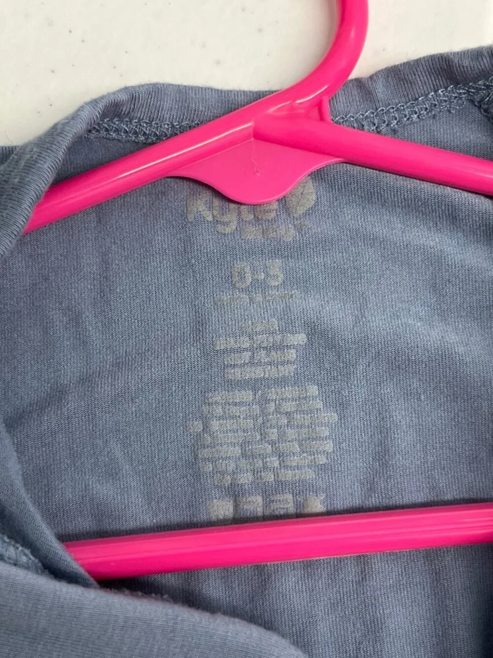 KYTE Baby Blue Sleeper‎ Size 0-3mo